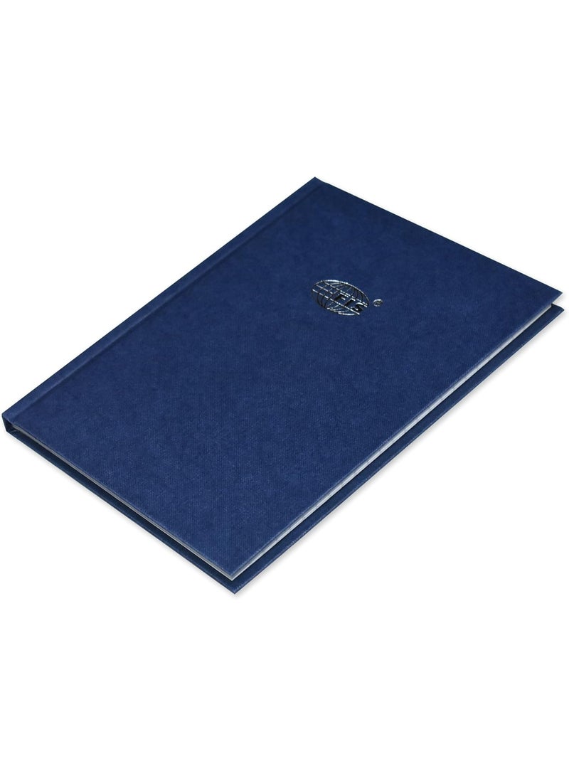 FIS 2 Quire Hard Cover Single Ruled Notebook, Size A5 Dark Blue Pack of 5 Pieces - Image 2